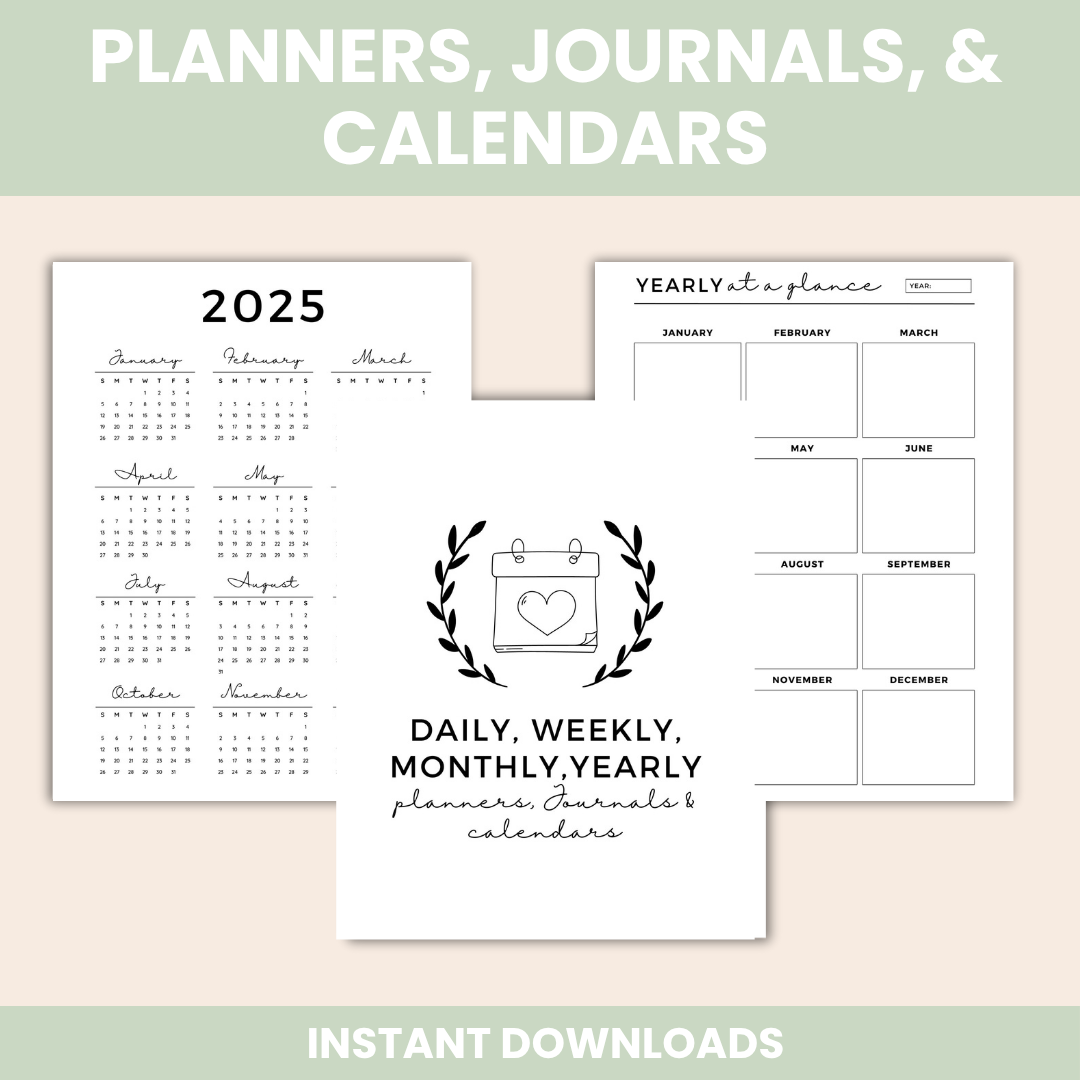 Mega adhd planner bundle for adults printable a4,Ultimate Life planner bundle 2025,Productivity planner journal,personal planner inserts a5