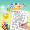 ADHD Art Therapy Coloring Book & Affirmation Pages & Stress Relief